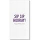 Bold Sip Sip Hooray Deville Guest Towels Image 1 of 3